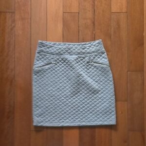 Charlotte Russe Gray Ribbed Pencil Skirt